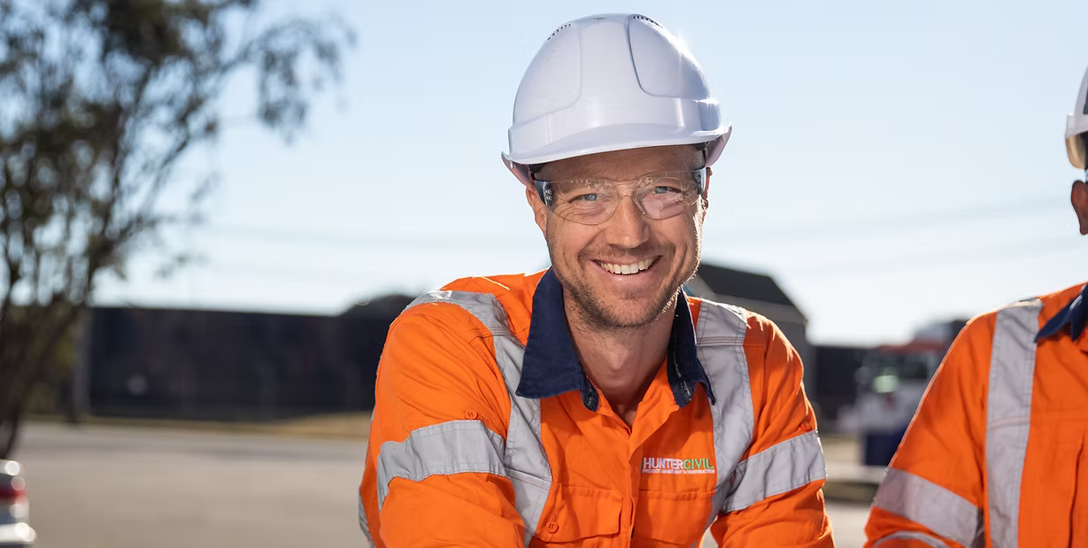 Peter Anovo on a Christchurch construction site